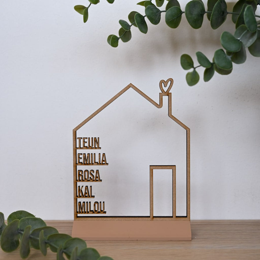 Huis - Open met namen