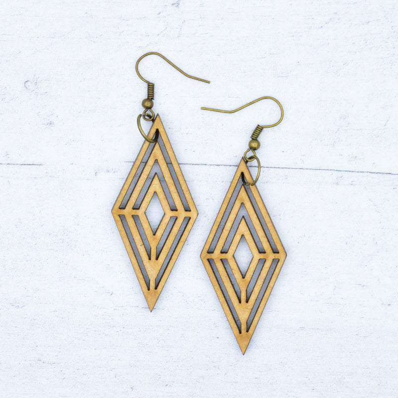 Ohrringe – Diamant in Diamant